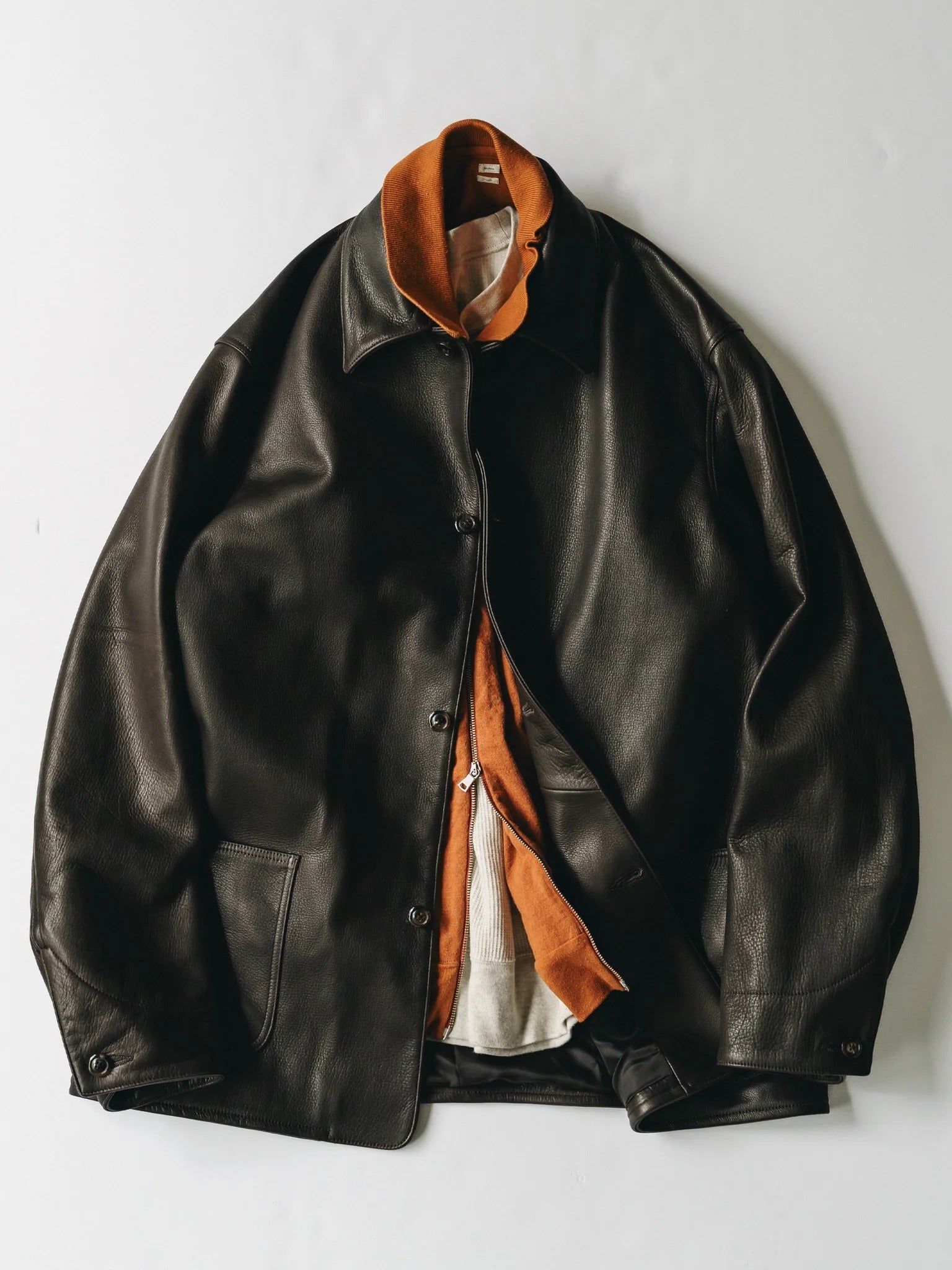 blurhms 26AW Steer Leather Coverall